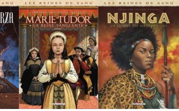 Les Reines de sang chez Delcourt : Marie, Njinga et Catherine