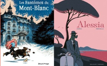 Les fantômes du Mont-Blanc et Alessia chez Delcourt