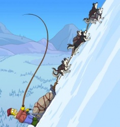 Comme Homer ne se lave pas, il fouette