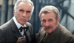 Christopher Lee (et Patrick Macnee)