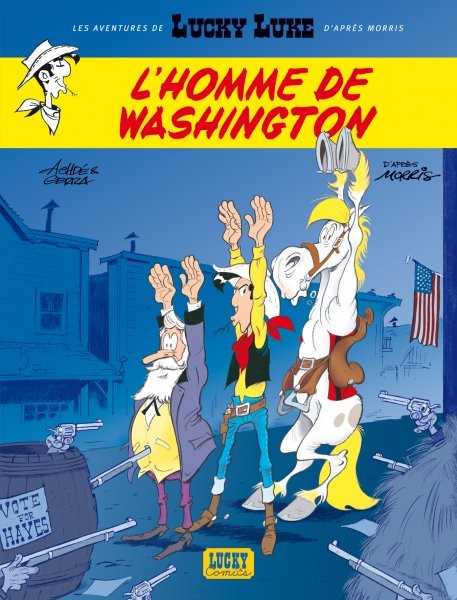  Lucky Comics dans Les Aventures de Lucky Luke d'après Morris - Tome 3 - L'homme de Washington