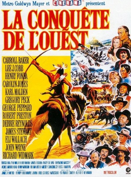 John Wayne dans La conquête de l'ouest