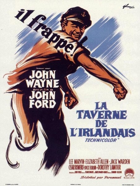 John Wayne dans La Taverne de l'Irlandais