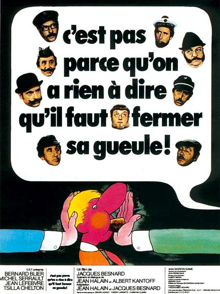 Christian Clavier dans C'est pas parce qu'on a rien à dire qu'il faut fermer sa gueule...