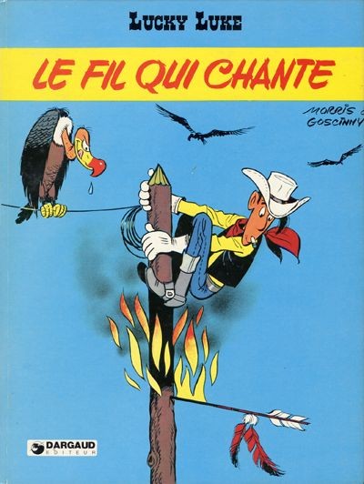 Morris dans Lucky Luke - Tome 46 - Le fil qui chante