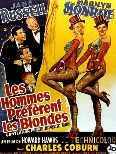 Jane Russell dans Les hommes préfèrent les blondes