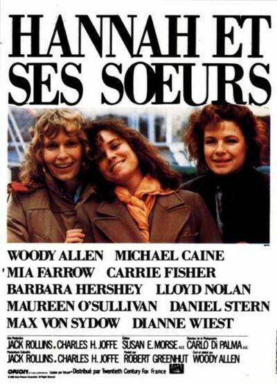  Twentieth Century Fox France dans Hannah et ses soeurs