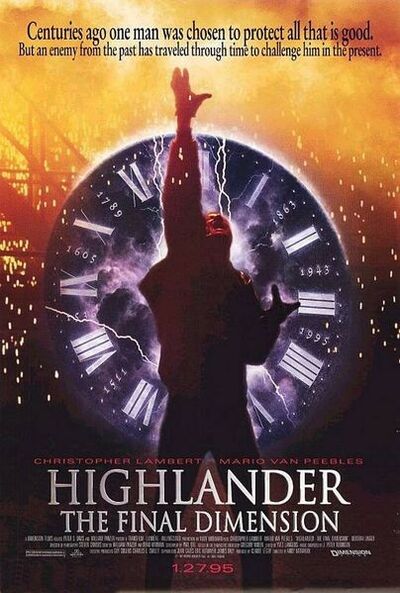 Christophe Lambert dans Highlander 3