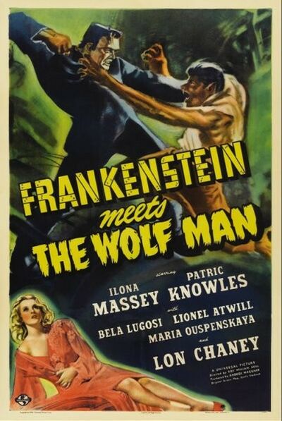  Universal Pictures dans Frankenstein rencontre le loup-garou