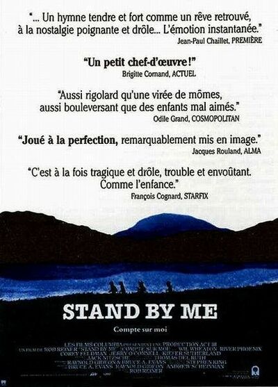  D'après Le Roman De Stephen King dans Stand by me : Compte sur moi