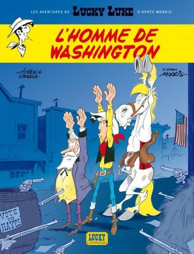 Lucky Comics dans Les Aventures de Lucky Luke d'après Morris - Tome 3 - L'homme de Washington
