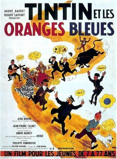 Tintin et les oranges bleues
