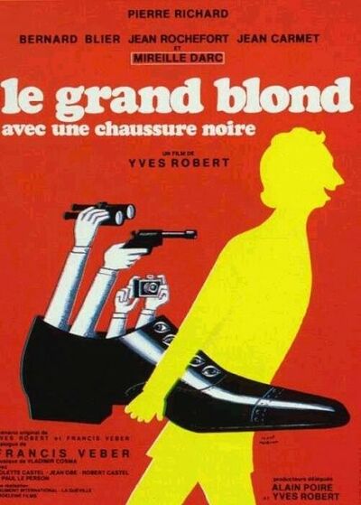 Jean Rochefort dans Le grand blond avec une chaussure noire