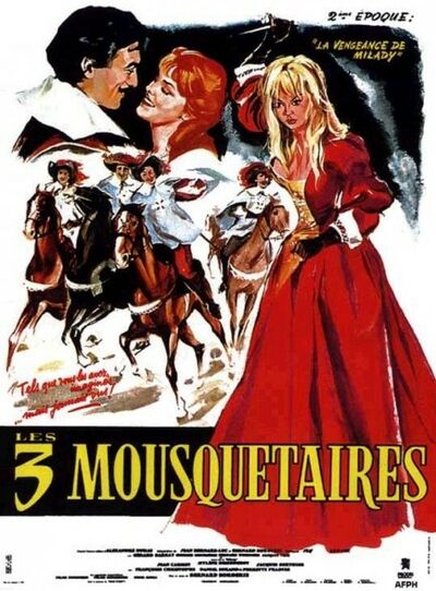 Les trois mousquetaires - La vengeance de Milady - 1961