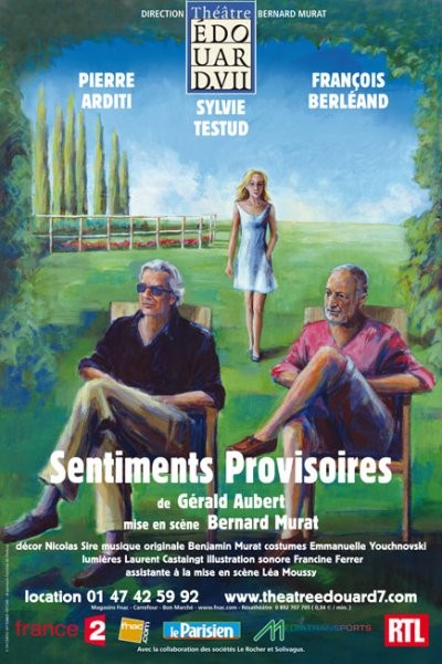 Pierre Arditi dans Sentiments provisoires