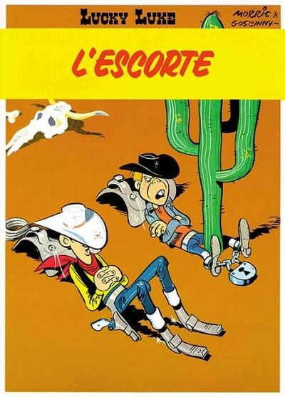 Morris dans Lucky Luke - Tome 28 - L'escorte