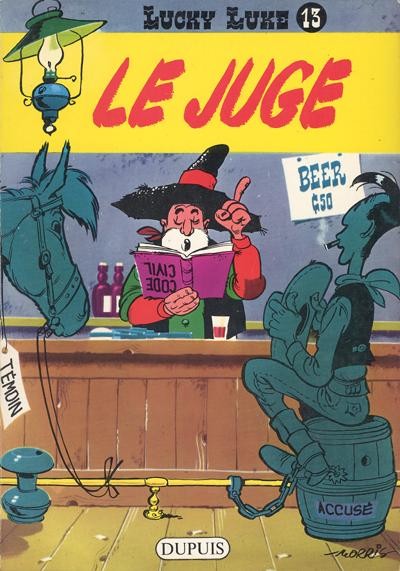 Morris dans Lucky Luke - Tome 13 - Le juge
