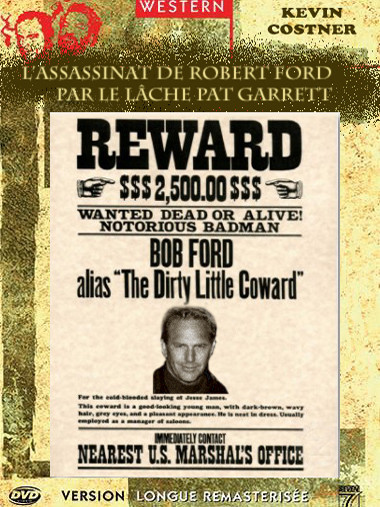 L'assassinat de Robert Ford par le lâche Pat Garrett