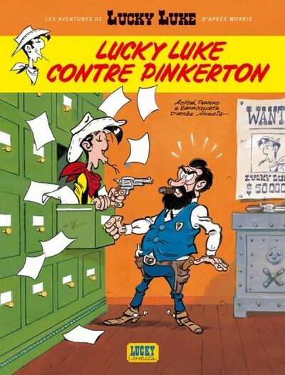 Lucky Comics dans Les Aventures de Lucky Luke d'après Morris - Tome 4 - Lucky Luke contre Pinkerton