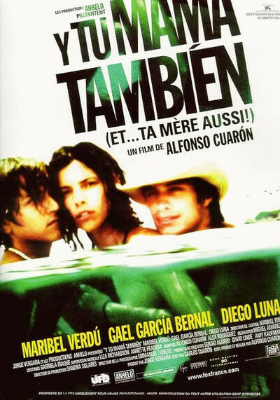 Gael García Bernal dans Y tu mama también ! (Et... ta mère aussi)