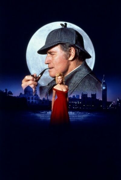 Charlton Heston dans Sherlock Holmes et la croix du sang