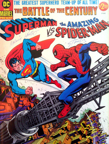 DC Comics dans Superman contre Spider-man - 1976