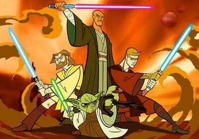George Lucas dans Star Wars - Clone wars - Saison 1