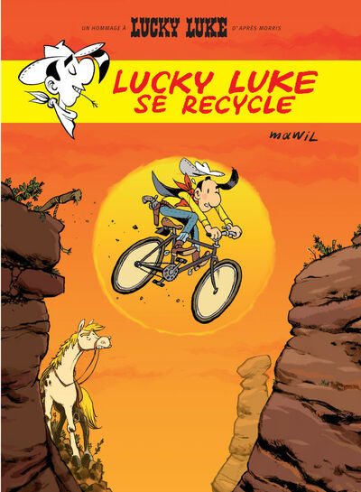 Lucky Comics dans Lucky Luke (vu par …) - Lucky Luke se recycle 
