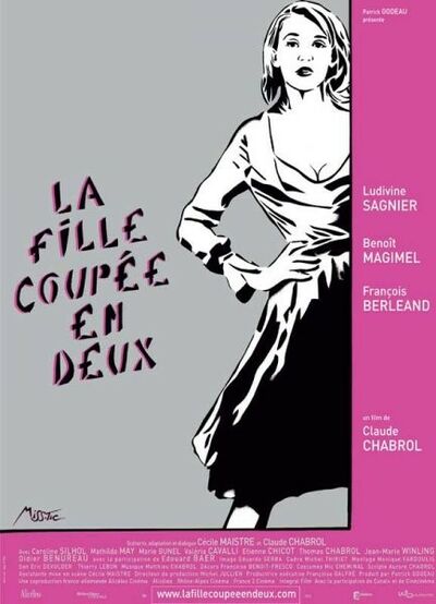 La fille coupée en deux