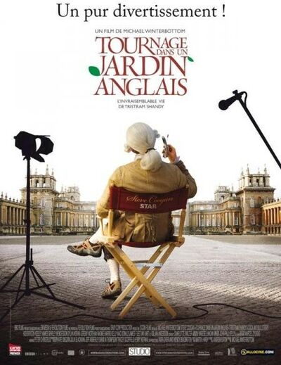 Tournage dans un jardin anglais