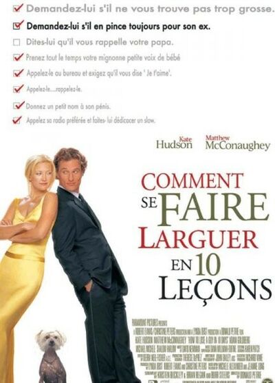 Comment se faire larguer en 10 leçons