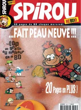 Morris dans Spirou Hebdo