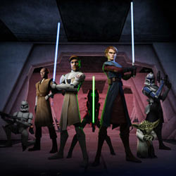 Samuel L. Jackson dans Star Wars - La guerre des clones - Saison 1