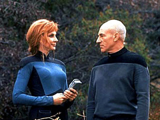 Patrick Stewart dans Star Trek : La nouvelle génération - Saison 7